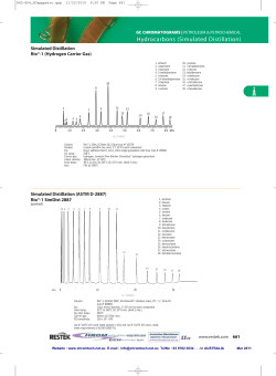 Hydrocarbons (Simulated Distillation)