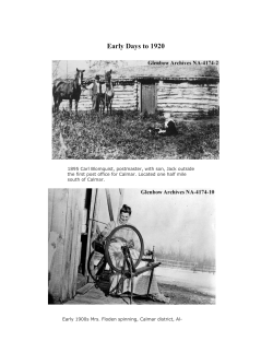 Early Days to 1920.pub