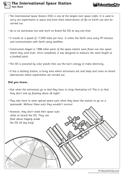 The International Space Station