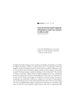 how do we live here? - parrhesia :: a journal of critical philosophy
