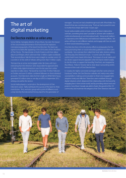 The art of digital marketing