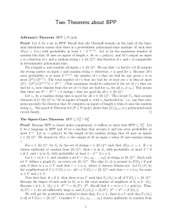 BPP is contained in P/poly.