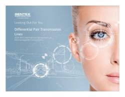 Differential Pair Transmission Lines