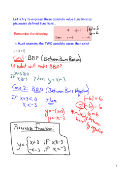 Let`s try to express these absolute value functions as piecewise