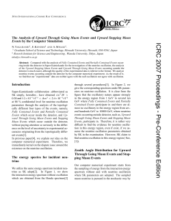 ICRC 2007 Proceedings - Pre-Conference Edition