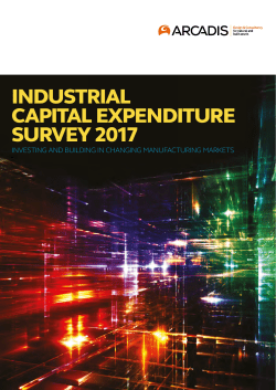 INDUSTRIAL CAPITAL EXPENDITURE SURVEY 2017