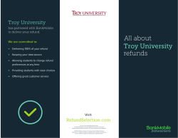 Brochure  - Troy University