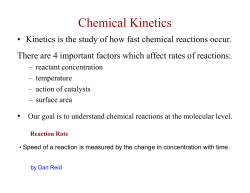 Chemical Kinetics