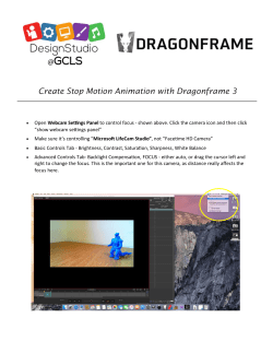 Create Stop Motion Animation with Dragonframe 3