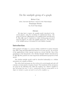 On the sandpile group of a graph