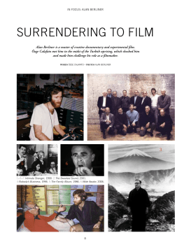 surrendering to film