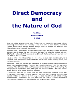 Direct Democracy and the Nature of God