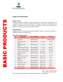 sodium hydroxide - HIP Petrohemija