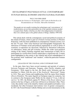 development polynesian style - The Journal of the Polynesian Society