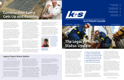 The Legacy Project: Status Update