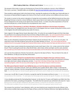 8-page PDF Bible Prophecy Made Easy &ndash; All Roads Lead To Rome