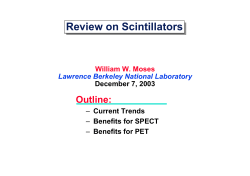Review on Scintillators Review on Scintillators