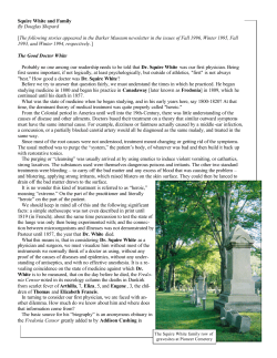 Squire White and Family