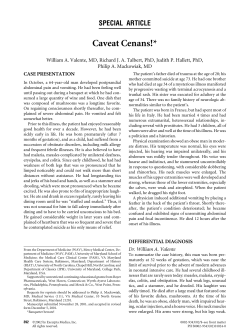 The Death of Claudius - UIC Department of Chemistry