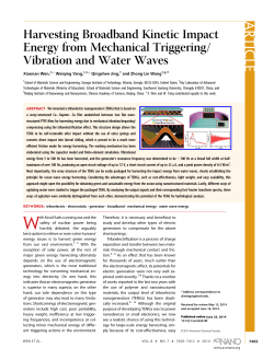 Harvesting Broadband Kinetic Impact Energy from Mechanical