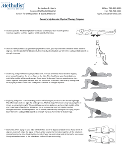 Runner`s Hip Exercises
