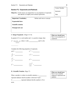 Section P.2 - Larson Precalculus