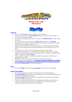 Effective July 1, 2014 (All Sessions)