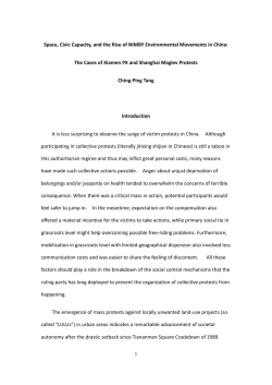 Space, Civic Capacity, and the Rise of NIMBY Environmental