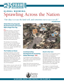 Global Warming: Sprawling Across the Nation