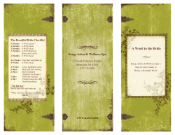 Step-by-Step Guide to Being a Beautiful Bride