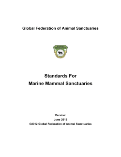 Standards For Marine Mammal Sanctuaries