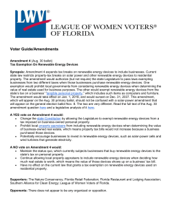 2016 Voter Guide Amendments - League of Women Voters of Lee