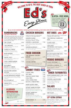 diner favourites hot dogs chicken fried chicken veggie