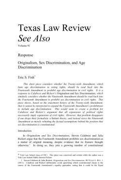 Texas Law Review See Also