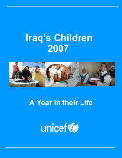 Iraq`s Children 2007