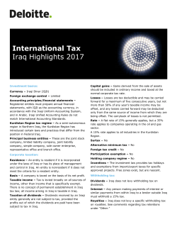 Iraq Highlights 2017