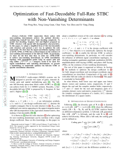 Optimization of Fast-Decodable Full-Rate STBC with Non