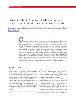 Design of Cathodic Protection of Rebars in Concrete Structures: An