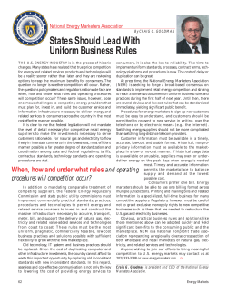 States Should Lead With Uniform Business Rules