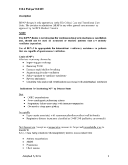 310.2 Philips V60 NIV Adopted: 4/2015 1 Description