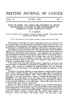 J UTNE, 1948 physiology leading to the