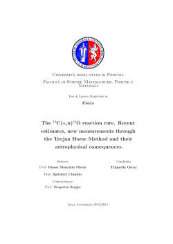 Abstract - Dipartimento di Fisica e Geologia