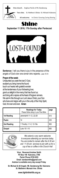 Sentence: I tell you there is joy in the presence of the angels of God