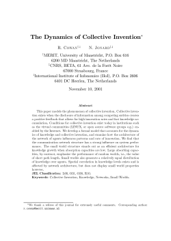 Collective Invention