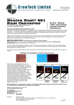 Neutra Rust&reg; 661 Rust Converter