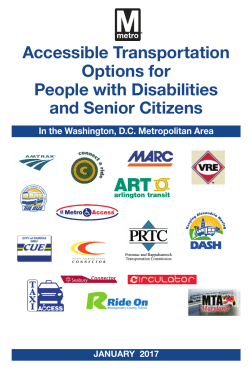 Accessible Transportation Options for People with