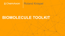 Biomolecule toolkit