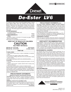 De-Ester™ LV6 - Drexel Chemical Co.