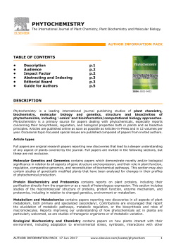phytochemistry