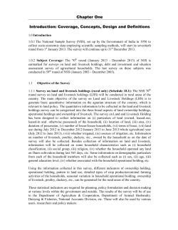 Chapter One Introduction: Coverage, Concepts, Design and
